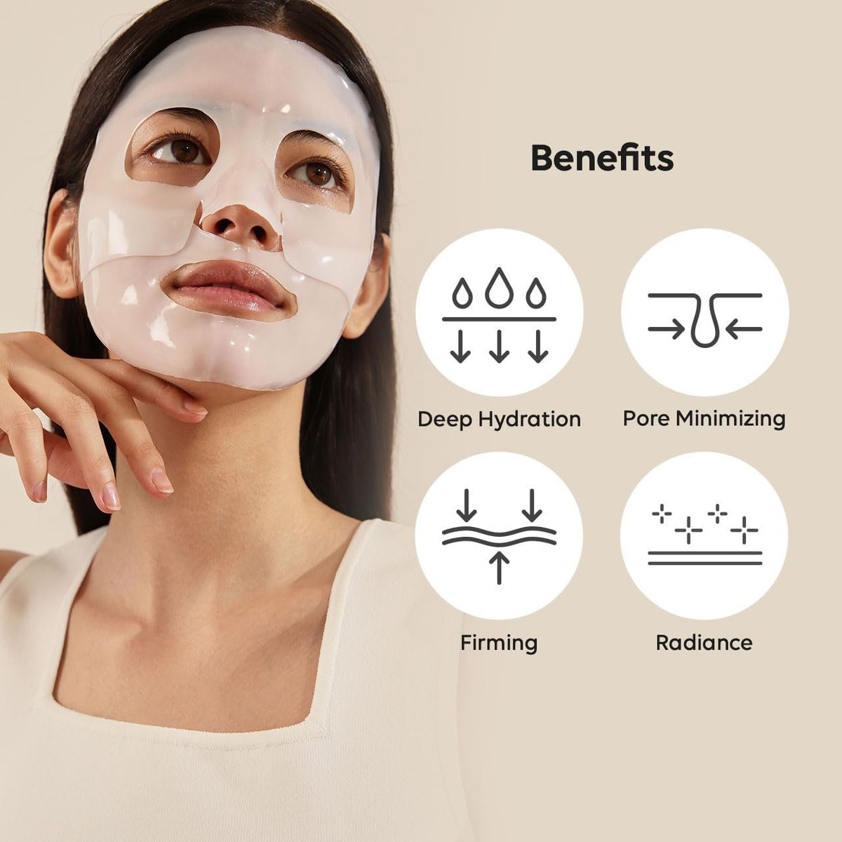 Deep Collagen Anti-Wrinkle Lifting Mask - ( Buy 1 Get 2 Free )