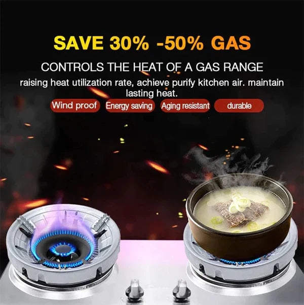 Fire & Windproof Energy Saving Gas Stove Stand - (BUY 1 + GET 1 FREE)