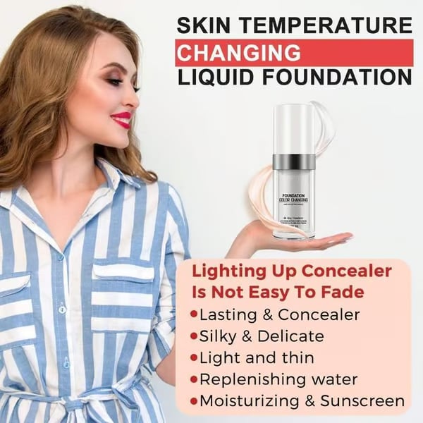 Colour Changing Mature Skin Foundation - ( Buy 1 Get 1 free )