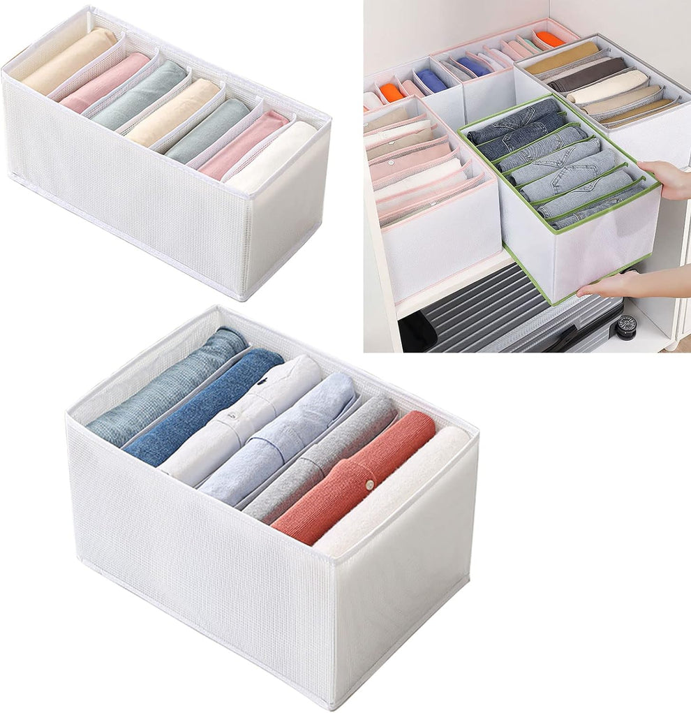 7 Grid Wardrobe Clothes Organizer