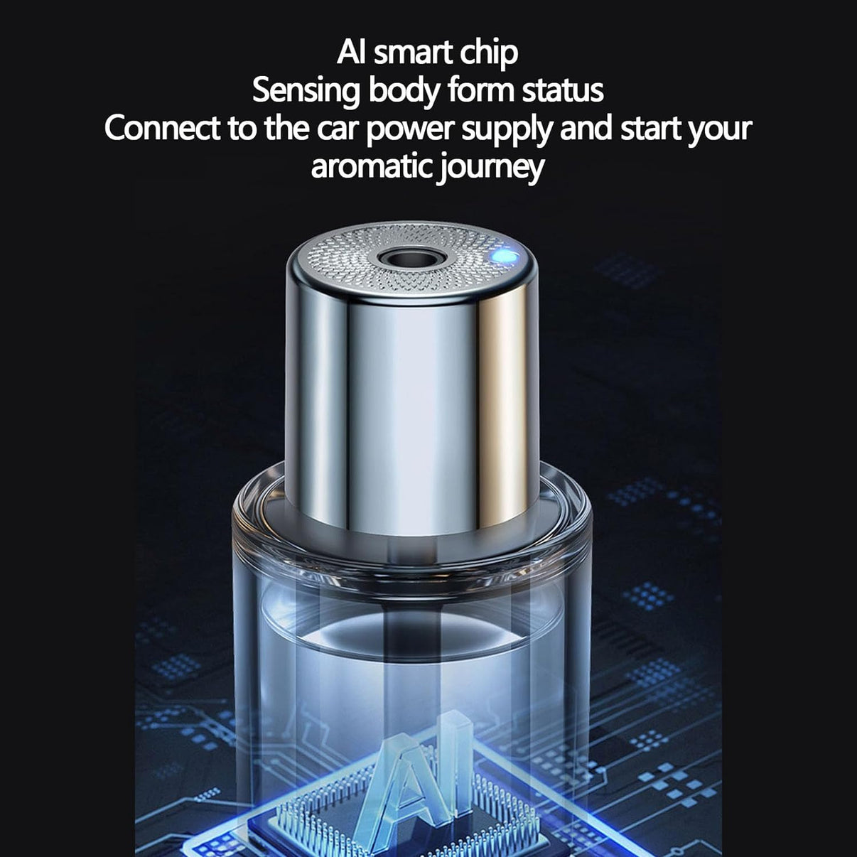 Smart Atomized Car Air Freshener - ( Buy 1 + Get 3 Refills Free )