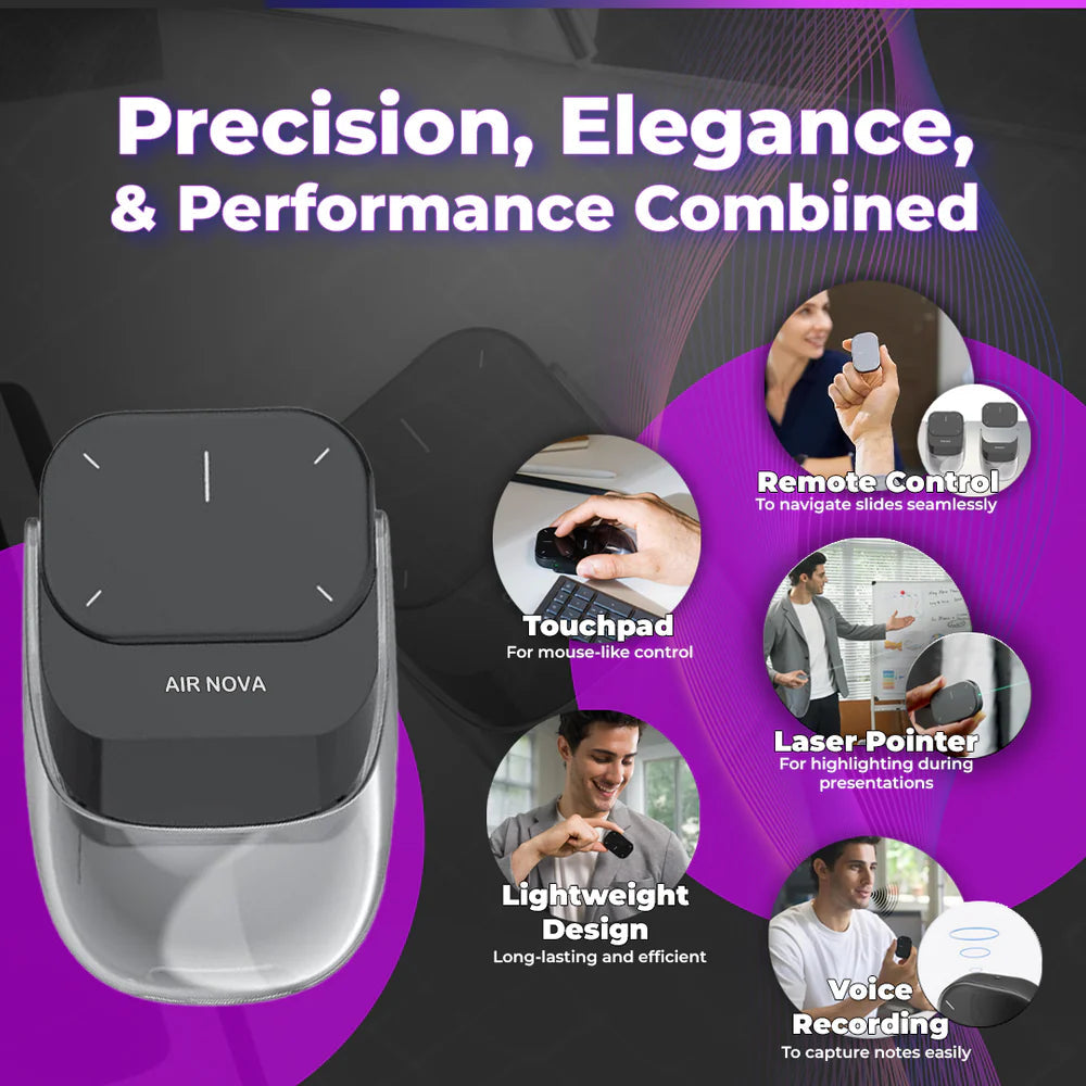 Air Nova Comfortable Revolutionary Smart Mouse With Precise Control - ( Grey )