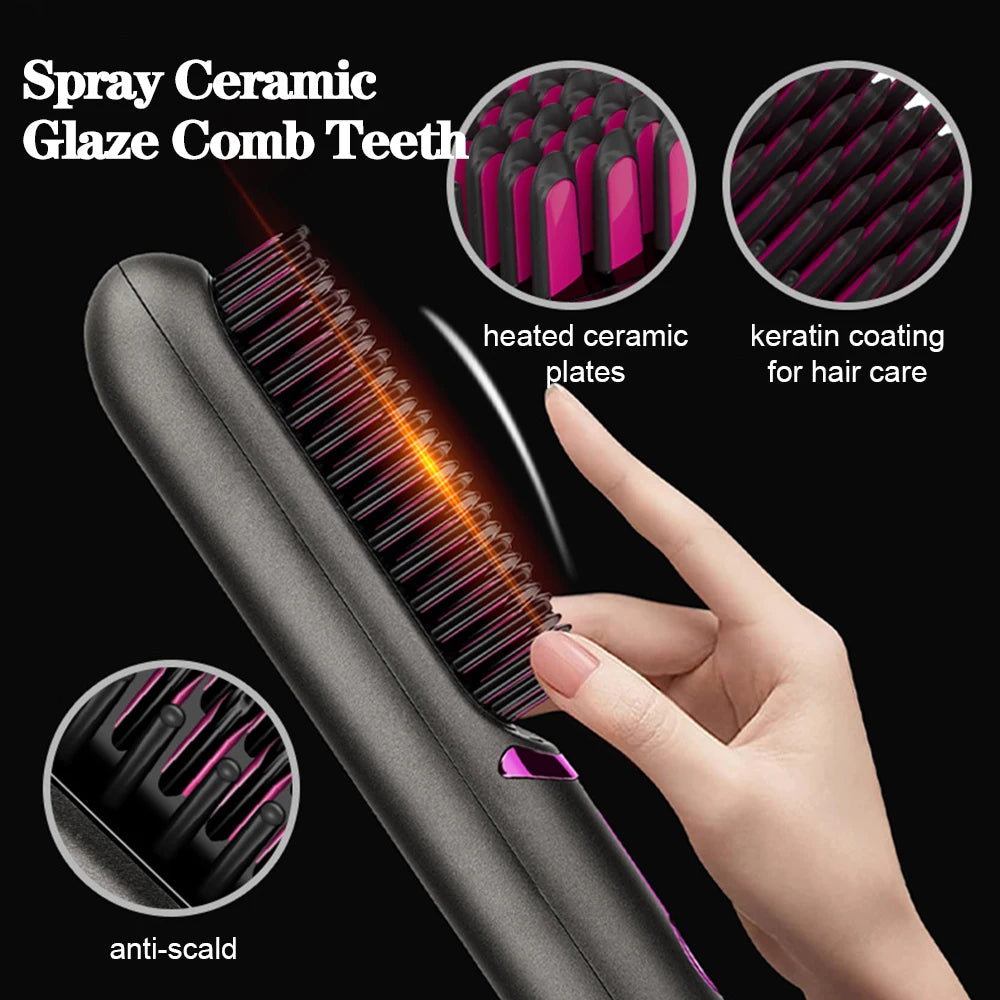 QuickStyle Pro Cordless Hair Styler Brush