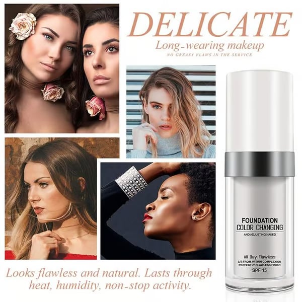 Colour Changing Mature Skin Foundation - ( Buy 1 Get 1 free )