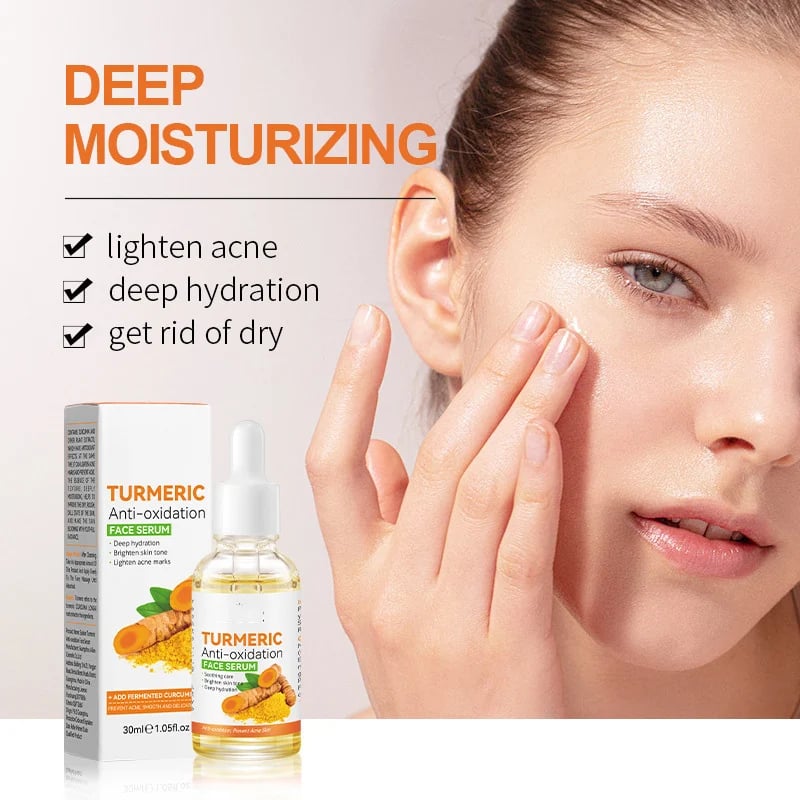 TURMERIC ANTI-OXIDATION Face Gel For Acne, Radiant, Glowing Skin, Wrinkles- (Buy 1 + Get 1 Free) - Limited Time Offer