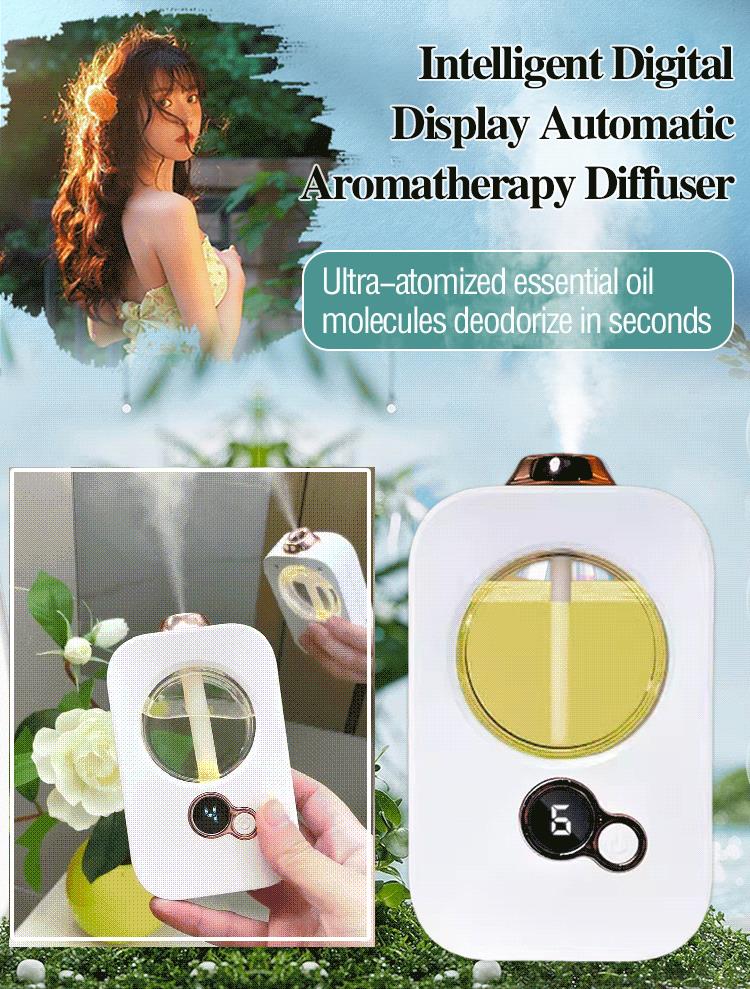 Smart LED Aromatherapy Diffuser  - ( Buy 1 Get 3 Refills Free )